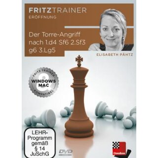 Elisabeth Pähtz: Der Torre-Angriff nach 1.d4 Sf6 2.Sf3 g6 3.Lg5