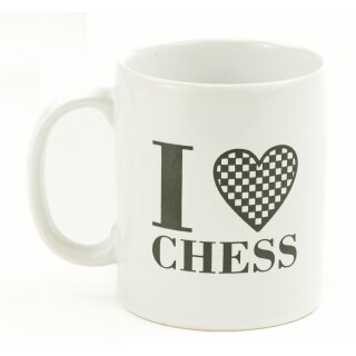 Schachtasse "I love Chess"