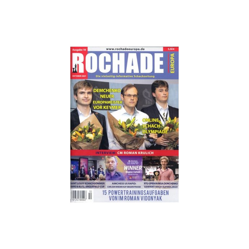 Rochade Europa Schachzeitung (@rochadeschach) / X